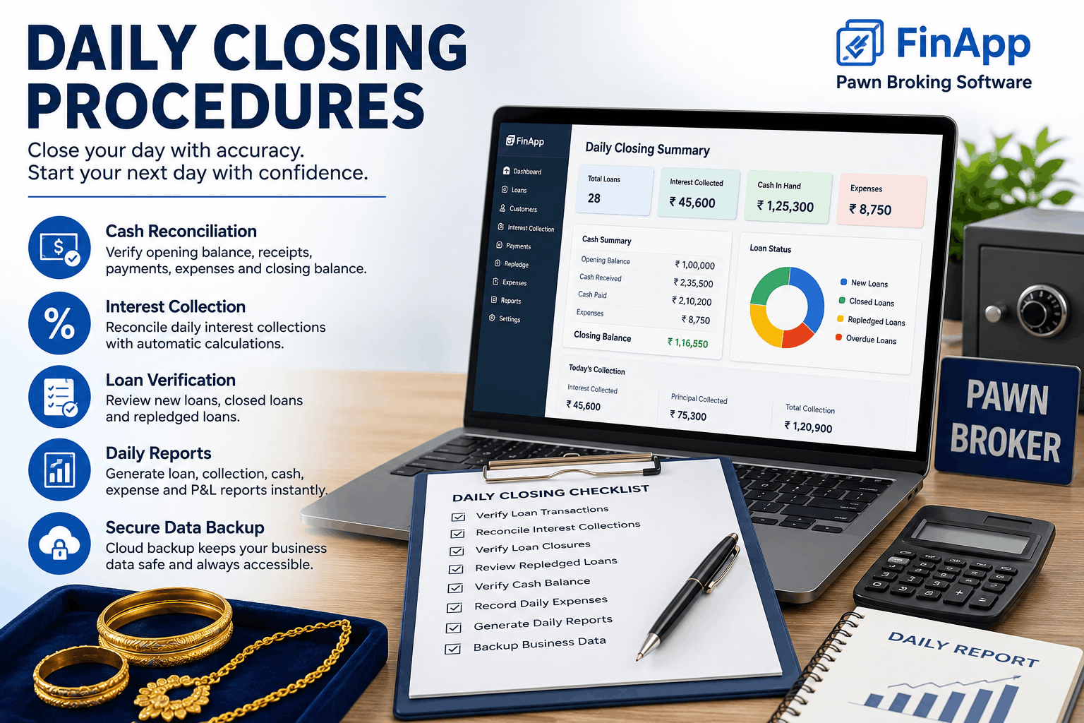 Daily Closing Procedures for Pawn Shops
