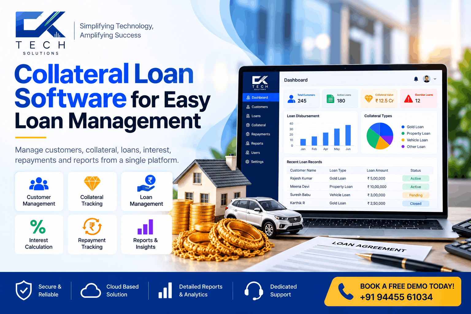 Collateral Loan Software by CK Tech Solutions