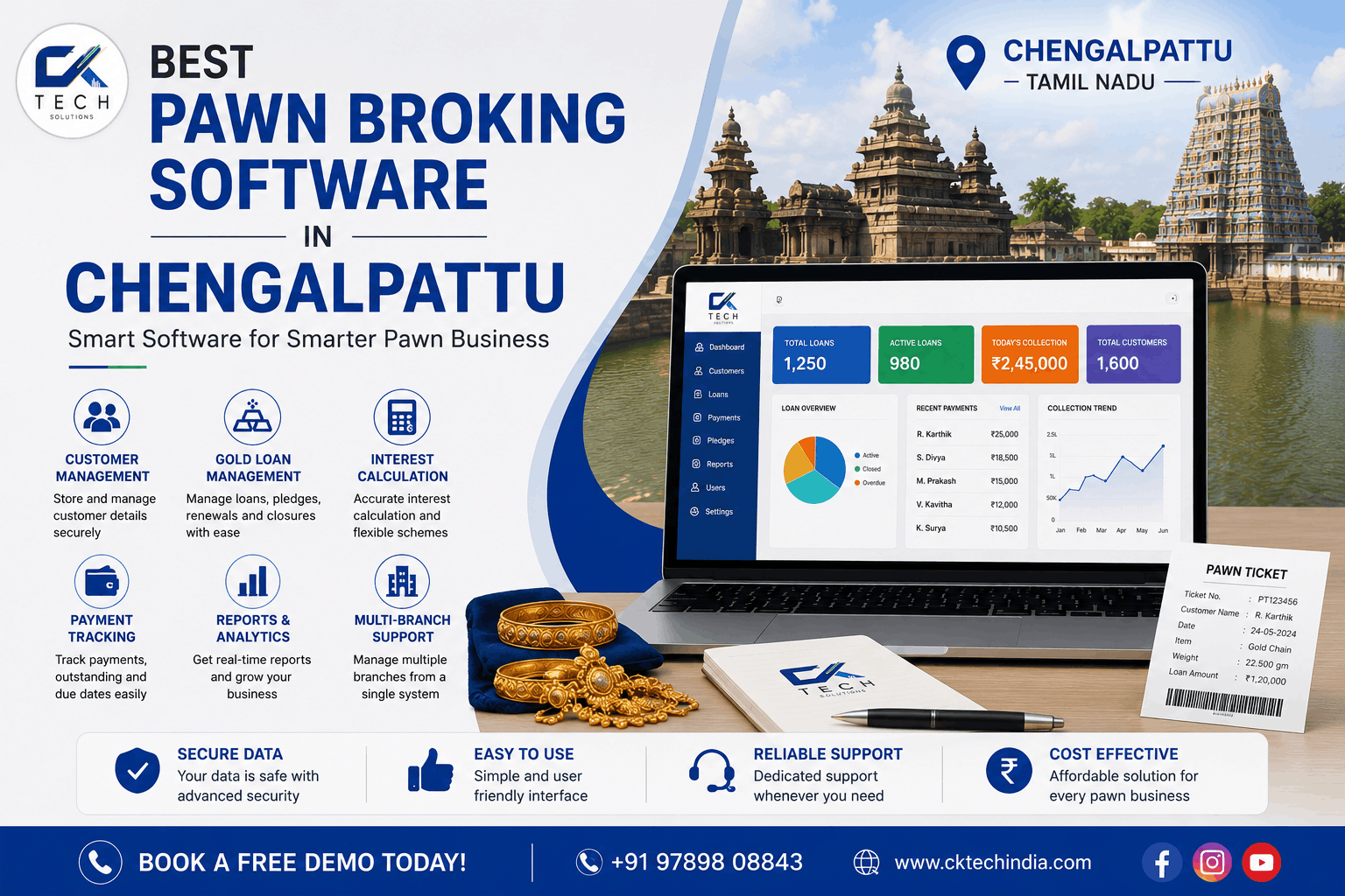 FinAPP Pawn Broking Software in Chengalpattu
