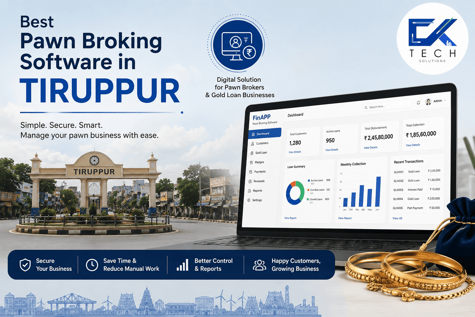 Pawn Broking Software in Tiruppur