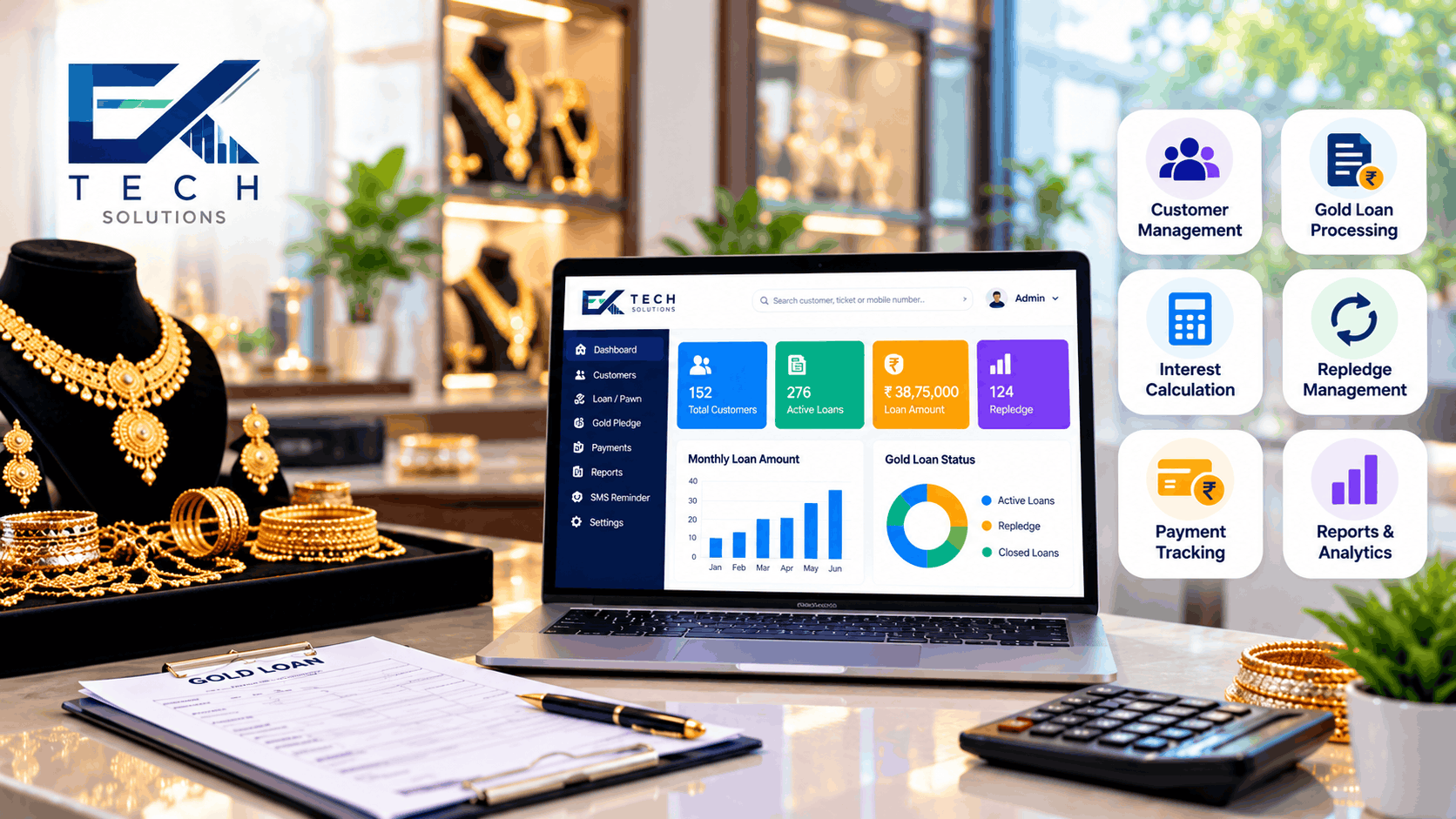 Gold Loan Management and Digital Records